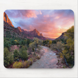 Mousepad Pôr do sol sobre o vigia