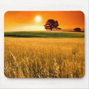 Mousepad Por do sol vermelho-sangue