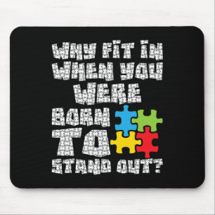 Mousepad Por Que Ajustado Quando Você Estava Nascer De Fica