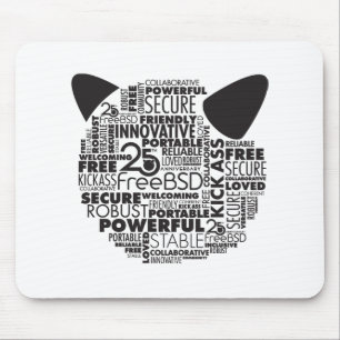 Mousepad Por que eu adoro o mouse do aniversário de 25 do 