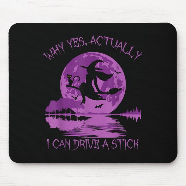 Mousepad Por que sim, na verdade eu posso dirigir um manual (Frente)