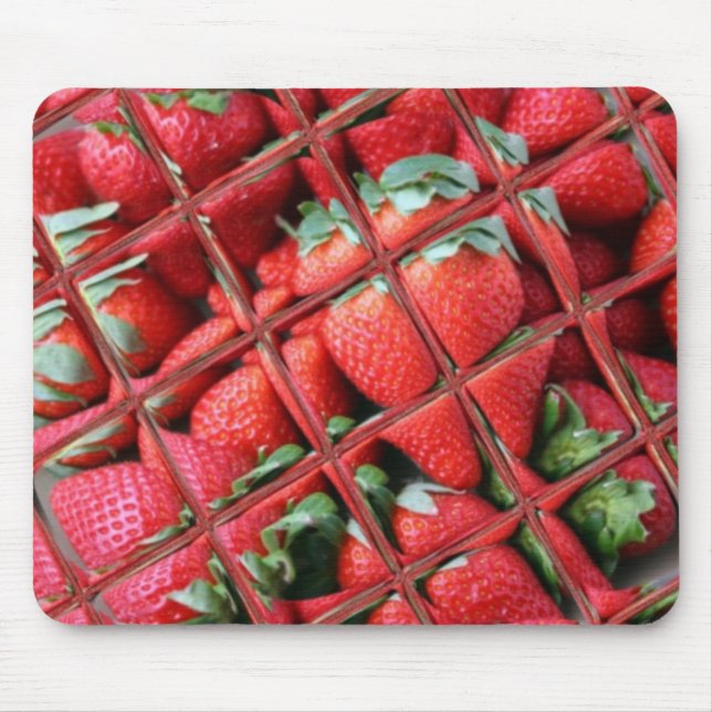 Mousepad Porcas de gelo e morangos (Frente)