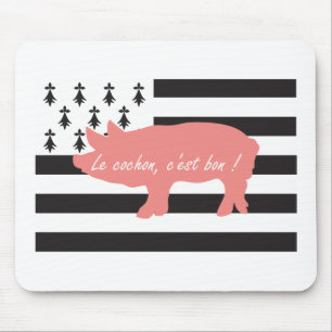 Mousepad Porco Bretão