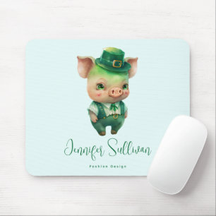 Mousepad Porco de Fairytala Verde em Rico