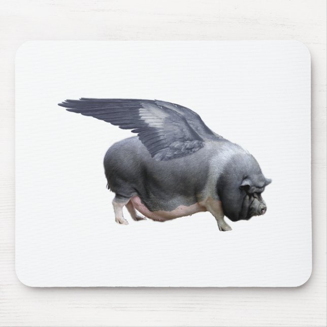 Mousepad porco voador (Frente)