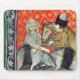 Mousepad Porcos e cavalos da criação de animais