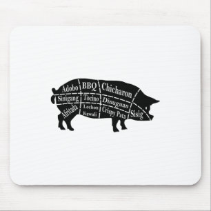 Mousepad Porcos Porcos para porcos Churrasco filipino Pinoy