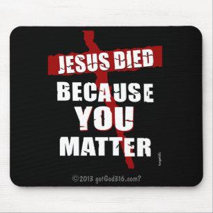 Mousepad Porque Você Importa gotGod316.com?