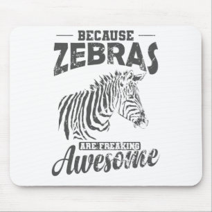 Mousepad Porque Zebras são Afrika Incrível