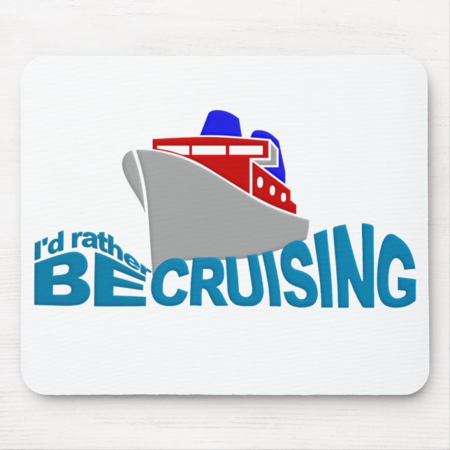 Mousepad Porta-bocas de cruzeiro (Frente)