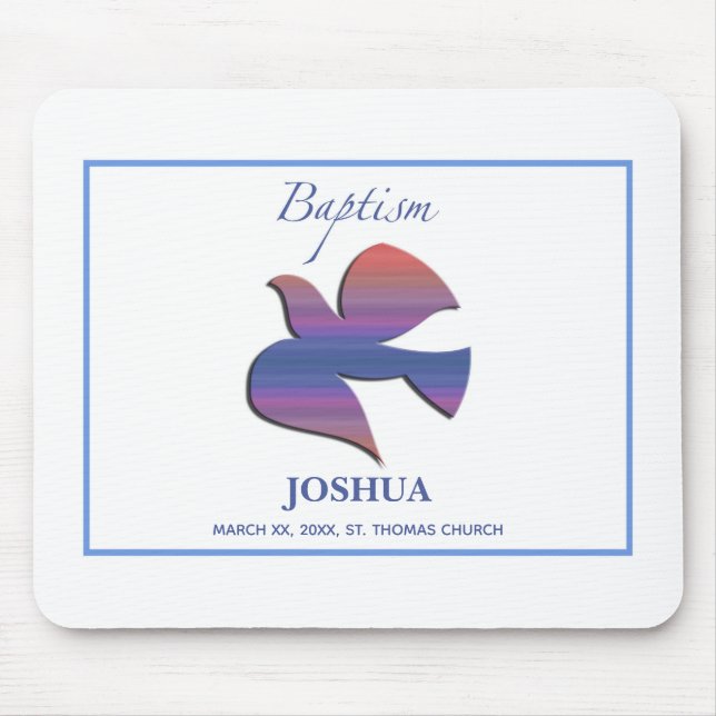 Mousepad Porta de batismo adulto personalizável (Frente)