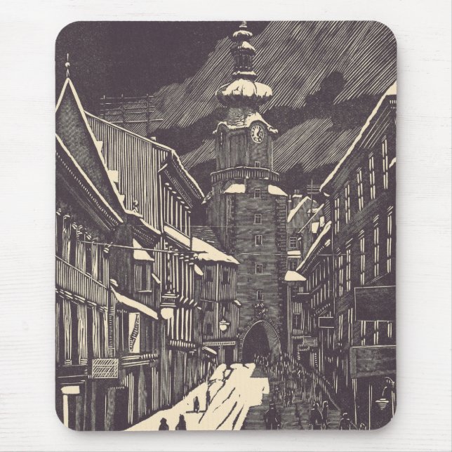 Mousepad Porta de Miguel em Torre Medieval de Bratislava (Frente)