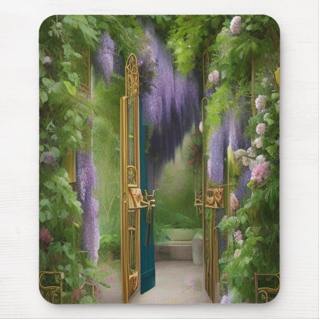Mousepad Porta do Jardim e Wisteria (Frente)