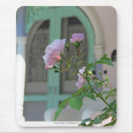 Mousepad Porta Verde e Rosa - Vinha de Martha