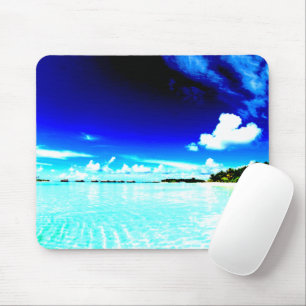 Mousepad Portão exótico, "Case-Mate" exótico da ilha azul-o