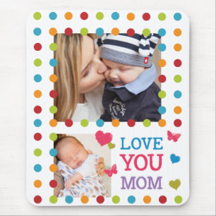 Mousepad Portas Coloridas Cheias Foto Personalizada Ama Mã
