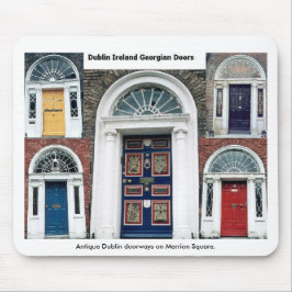 Mousepad Portas de Dublin da Praça Merrion