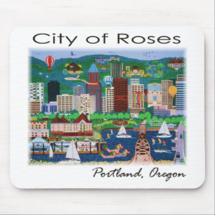 Mousepad Portland~ A cidade dos Rosas