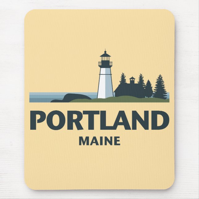 Mousepad Portland Maine Estados Unidos (Frente)