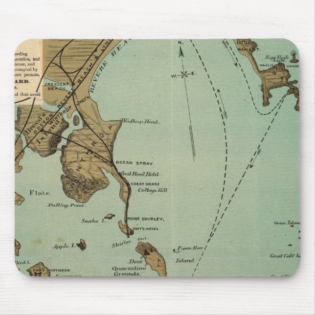 Mousepad Porto de Boston (Frente)