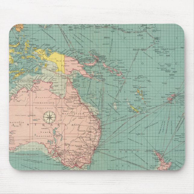 Mousepad Portos australasianos, polinésios (Frente)