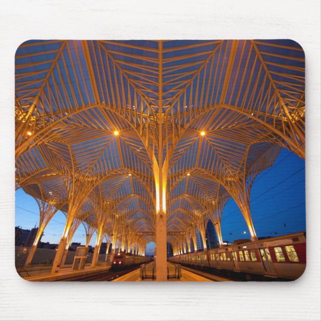 Mousepad Portugal, Lisboa. Vista Da Estação Moderna (Frente)