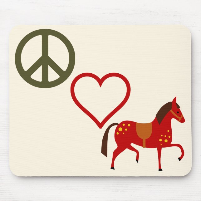 Mousepad Pôs do Cavalo da Paz (Frente)
