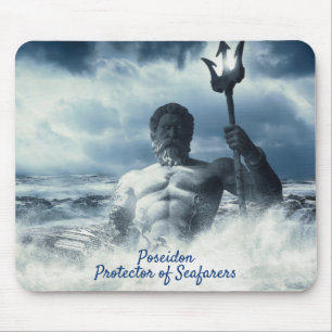Mousepad Poseidon Protetor dos Marítimos