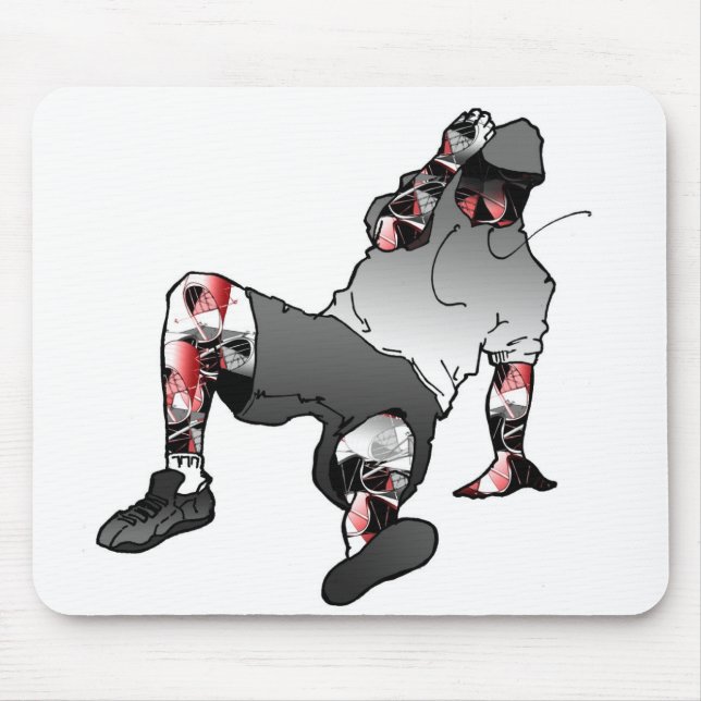 Mousepad Posição de Bboy (Frente)