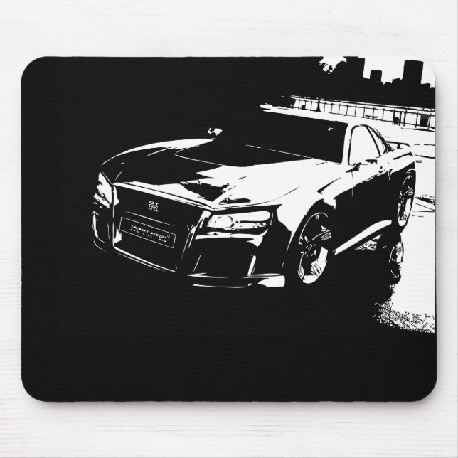 Mousepad Posição dianteira da skyline (Frente)