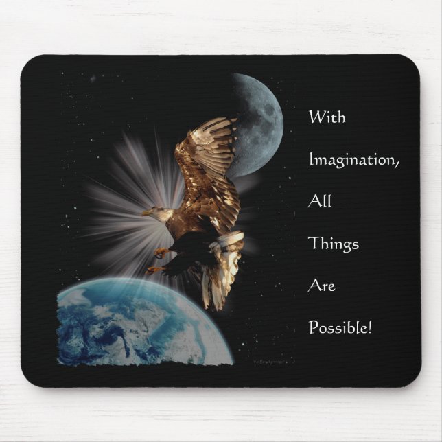 Mousepad "POSSIBILIDADES" Dons Motivacionais da Águia Balda (Frente)