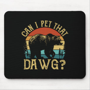 Mousepad Posso Acariciar Esse Cachorro Funny Dawg Bear Meme
