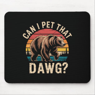 Mousepad Posso Acariciar Esse Cachorro Meme Divertido de Ur
