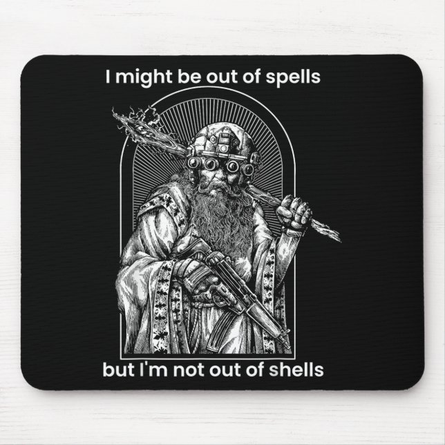 Mousepad Posso Estar Sem Feitiços Mas Não Estou Sem Cartuch (Frente)
