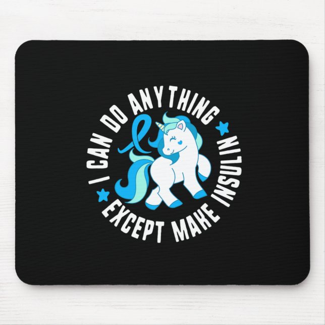 Mousepad Posso Fazer Qualquer Coisa Exceto Fazer Diabetes D (Frente)