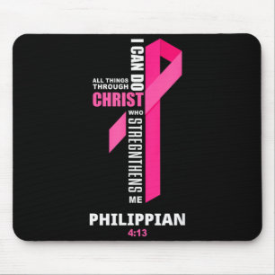 Mousepad Posso Fazer Todas as Coisas Através de Cristo Seio