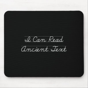 Mousepad Posso Ler Texto Antigo Engraçado Englieacher Engra