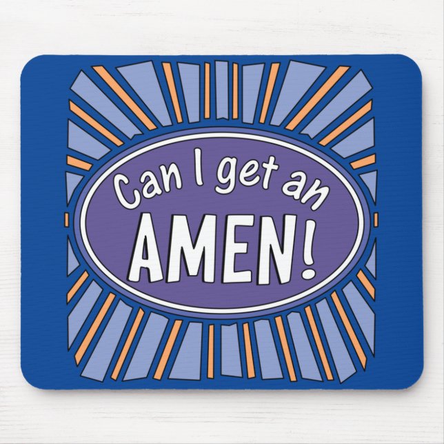 Mousepad Posso pegar uma AMEN? (Frente)