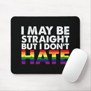 Mousepad Posso ser Hetero, mas não odeio Gay LGBT