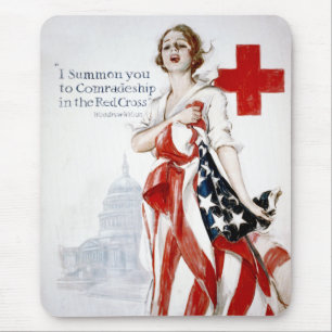 Mousepad Poster americano da Primeira Guerra Mundial do