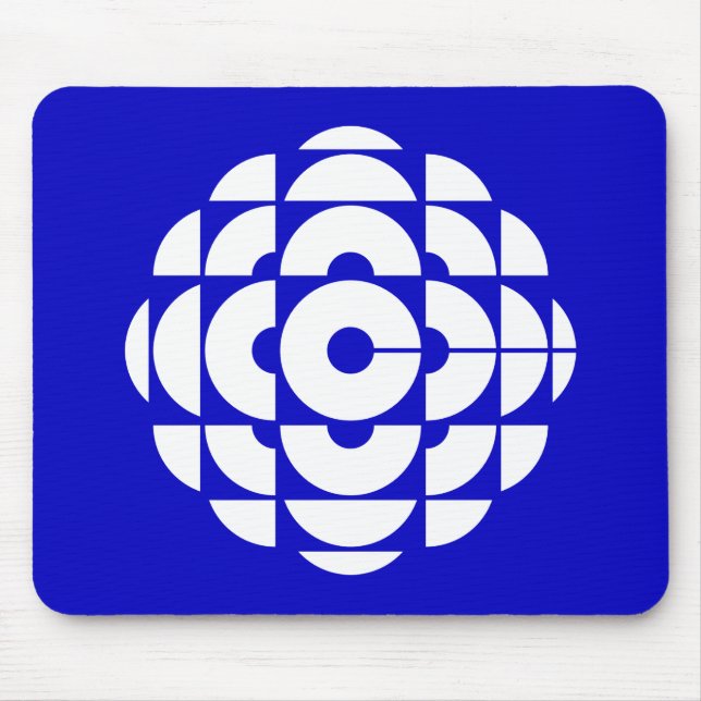 Mousepad Poster azul do logotipo CBC 1986 (Frente)