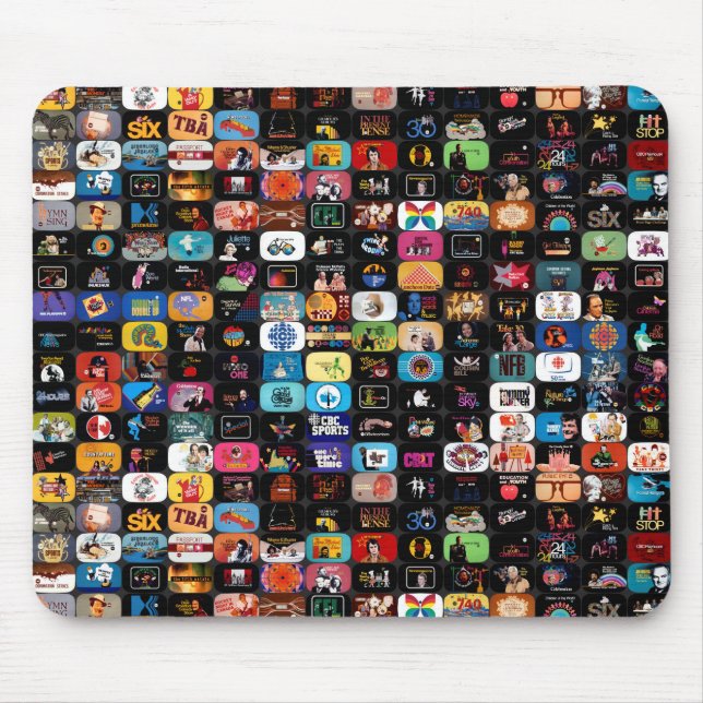 Mousepad Poster de logotipos e gráficos CBC (Frente)