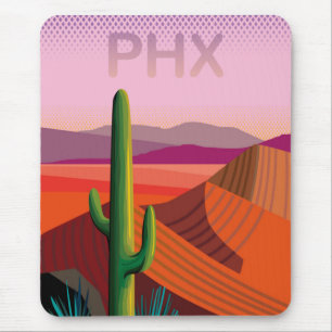Mousepad Poster de viagens da arizona   de Phoenix