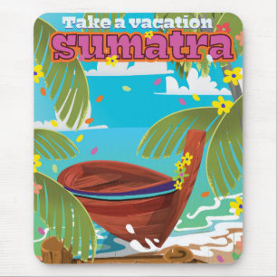 Mousepad Poster de viagens Sumatra Indonésia