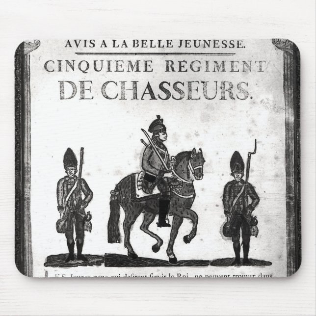Mousepad Poster do recrutamento para o quinto regimento (Frente)