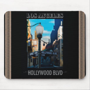 Mousepad Poster Hollywood Blvd. Pad do mouse