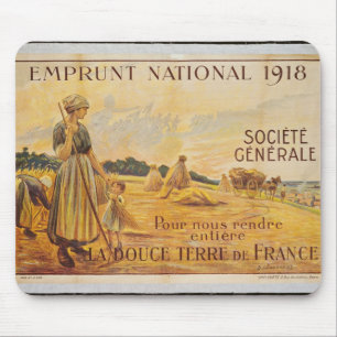 Mousepad Poster para o empréstimo para a defesa nacional