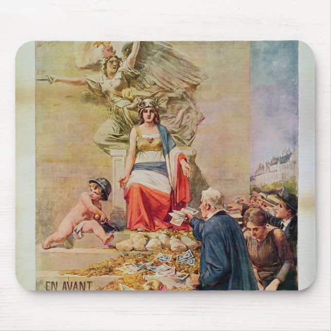 Mousepad Poster para o segundo empréstimo para a defesa (Frente)