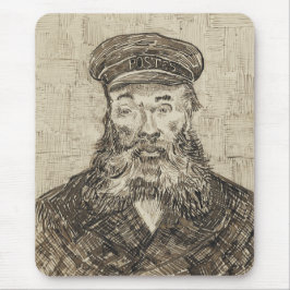 Mousepad Postman Joseph Roulin (Sepia Sketch) (por van Gogh