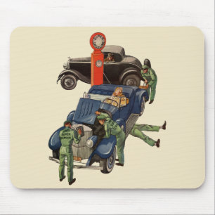 Mousepad Posto de Gasolina Joe's Full Service, Negócio Vint